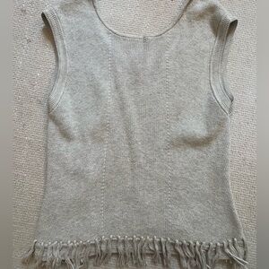 Sleeveless Knit Top with Fringe Hem-Lily Pulitzer